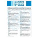 Plaque D'intérieur Déclaration Universelle Des Droits De L'homme Et Du Citoyen