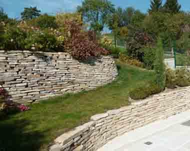 Mur et muret en pierre de Bourgogne - Europages