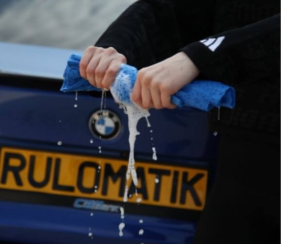 Disposable car drying towels.