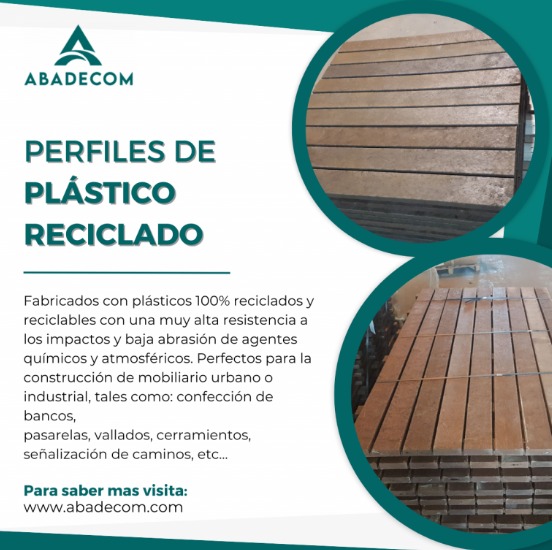 Nueva vida al plástico con nuestros perfiles de plástico rec