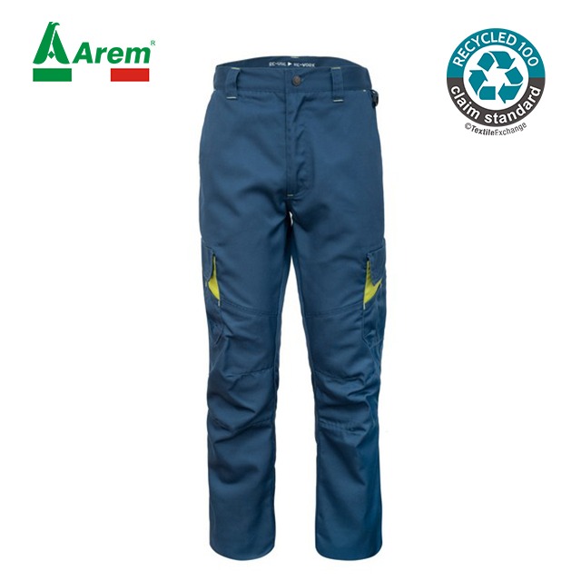 Pantalone cargo in poliestere riciclato