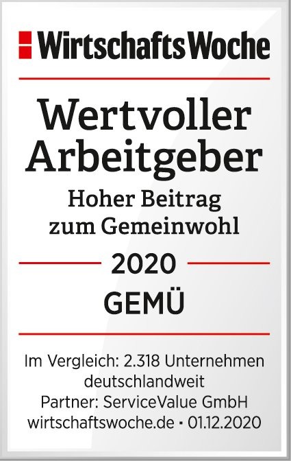 Auszeichnung „Wertvoller Arbeitgeber für das Gemeinwohl“