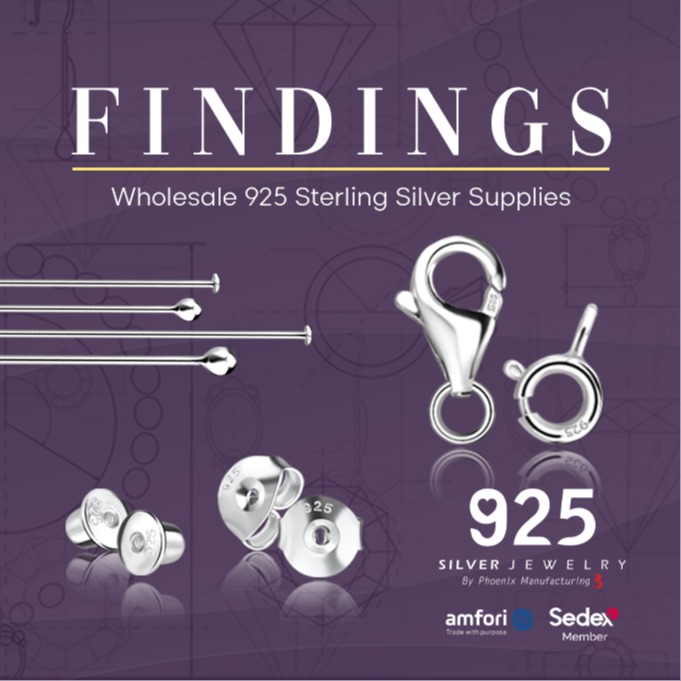 925 Silver Findings - Tukkukaupan kokoelma
