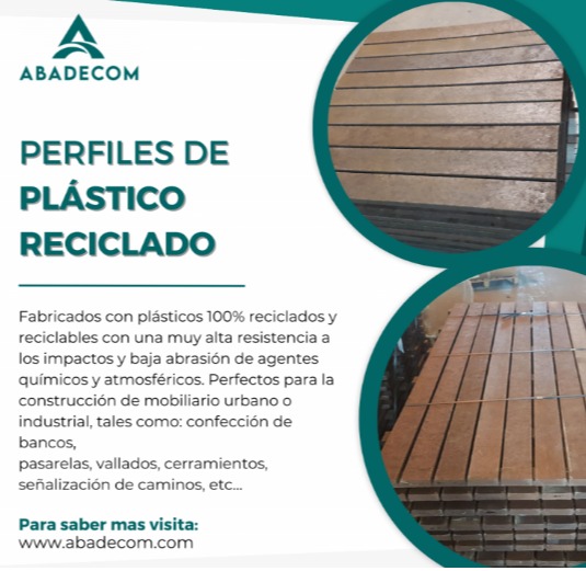 Nueva vida al plástico con nuestros perfiles de plástico rec