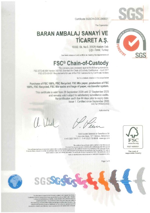 FSC Chain-of-Custody