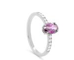 Solo Saphir rose 1 ct /10 bts - 0,2 ct B230