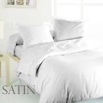 Housse de couette Blanche en Satin