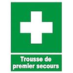 Panneau trousse premiers secours pvc A4