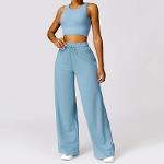 HAUT COURT AVEC PANTALON AMPLE - Pink - M