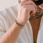 BRACELET CUIR BEIGE 1 TOUR