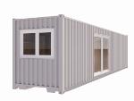 Studio container ECOLOGIA 40 pieds 23 m² habitables [1 chambre]