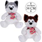 Peluche Husky 34cm