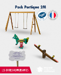 Pack Jeux Enfants Portique 2 M