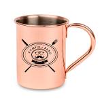 Mug métal couleur cuivre personnalisable