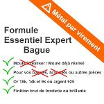 Essentiel Expert, fonte à cire perdue de bagues à partir de votre moule