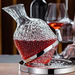 Ensemble de carafe en verre incassable, vente en gros Direct, Gyroscope rotatif