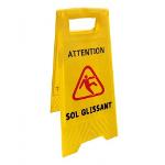 Panneau signalisation sol glissant grand