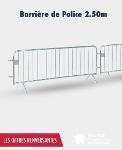 Promo Barrière De Police 2.50 M