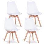 Lot de 4 chaises scandinave