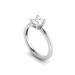  Bague Solitaire Élégante Taille Princesse