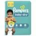 PAMPERS COUCHES BÉBÉ BABY-DRY TAILLE 2 - 37 COUCHES (4-8 kg)