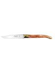 Couteau de Table Laguiole Tradition - Plexi Saumon