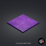 Dalle Cubique 3D Purple