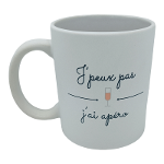 Mug Je peux pas j’ai apéro