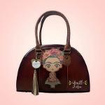 Sac bowling en cuir Frida Kahlo Zoatl