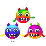 PELUCHE RONDE MOTIF MONSTRE