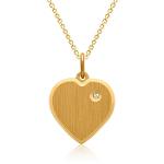 Pendentif coeur argent personnalisé -1114