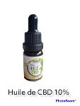 Huile de CBD 10% Broad Spectrum de CBD ( 1000mg ) et 0% de THC.