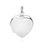 Pendentif coeur argent personnalisé - 0166