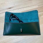 ETUI À LUNETTES / TROUSSE "ELISE" VERT