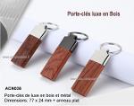 porte-cles bois et metal