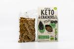Crackers KETO bio 60g – Graines de lin dorées