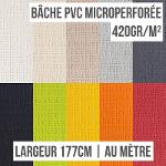 Toile micro perforée au mètre linéaire