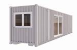 Studio container ECOLOGIA 40 pieds 23 m² habitables [2 chambres]