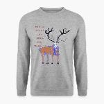 T-Shirt Le renne bleu Sweat-shirt Unisexe