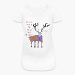 T-Shirt Le renne bleu T-shirt de grossesse Femme