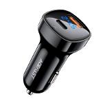 Chargeur de voiture Acefast 66W USB Type C / USB, PPS, Power Delivery