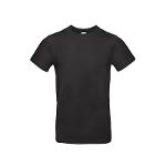 B&C - TSHIRT E190 BLACK - S