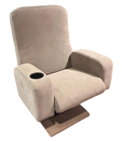 Fauteuil De Cinéma Ciné – Tissu Aspect Lin Collection Natura
