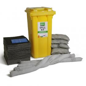 Kit anti-pollution jaune roulette capacité 120L tous...