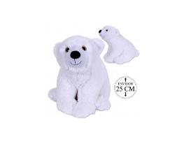 PELUCHE OURS POLAIRE 25CM (SCOL6)