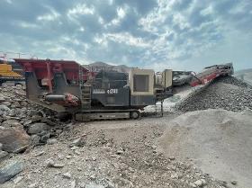 Sandvik QJ 241 tracked jaw crusher for sale