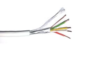 Câble d'alarme rigide 10 x AWG24 (5/10) (100% Cuivre) avec écran en couronne