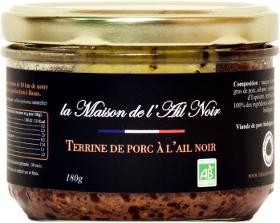 Terrine de porc à l'ail noir Bio