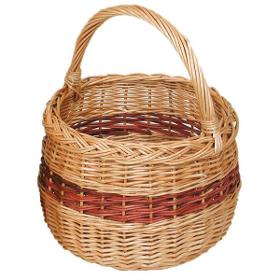 Panier rond boule osier 2 tons