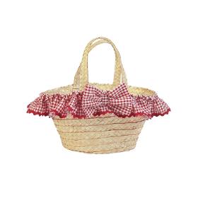 PANIER DE PAILLE - 100% ARTISANAL